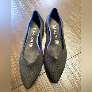 Rothy's Black Pointed Flats